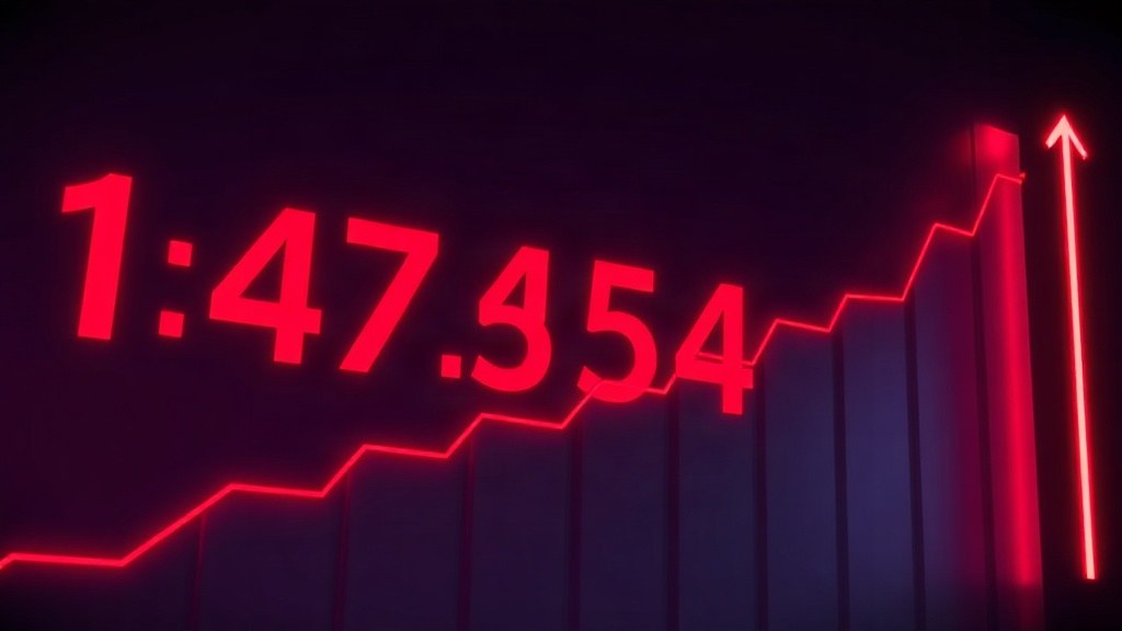 Limbo multiplier rocketing upward on a dark screen