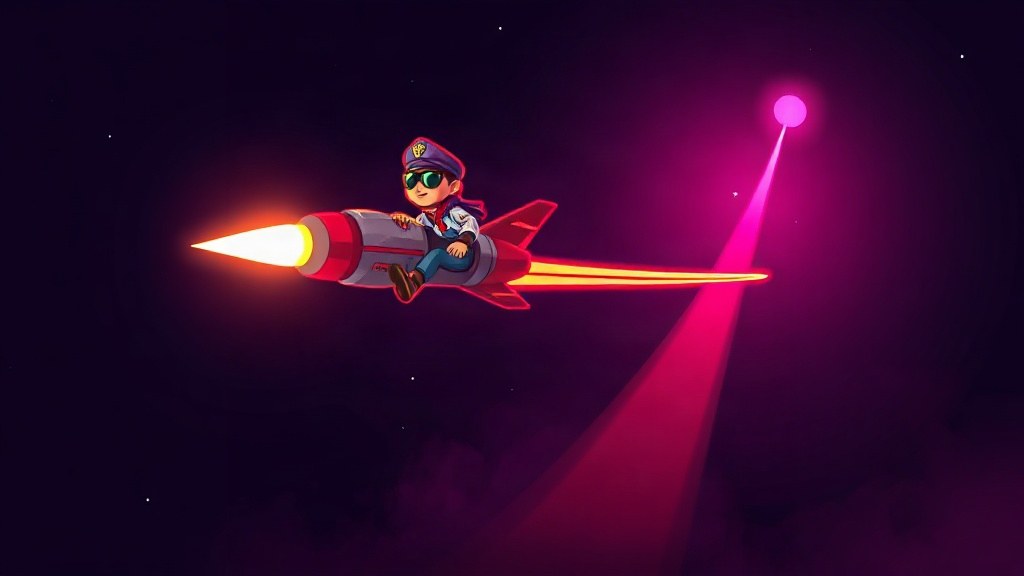 Lucky Jet character flying up with a jetpack along a rising multiplier curve